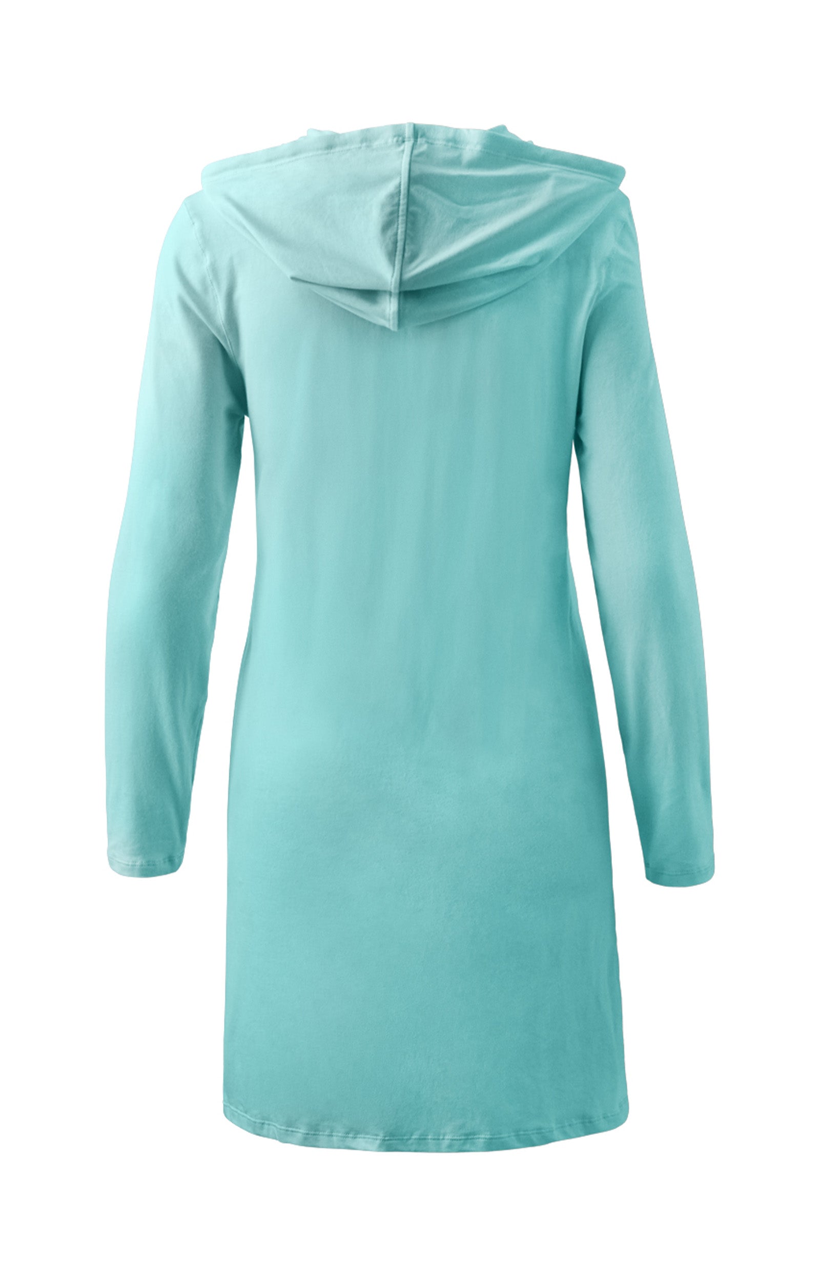 back of the women's full zip UPF 50+ jacket|beach-glass