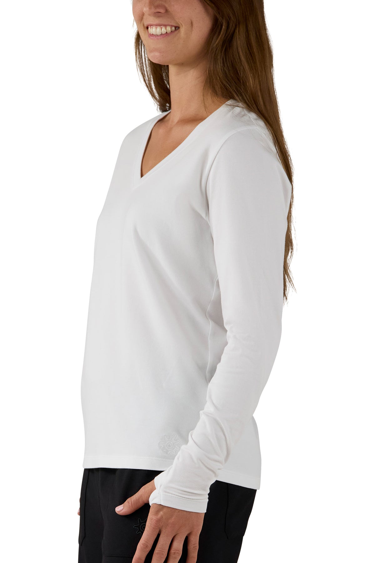 Women's Long Sleeve V-Neck R&R Tee