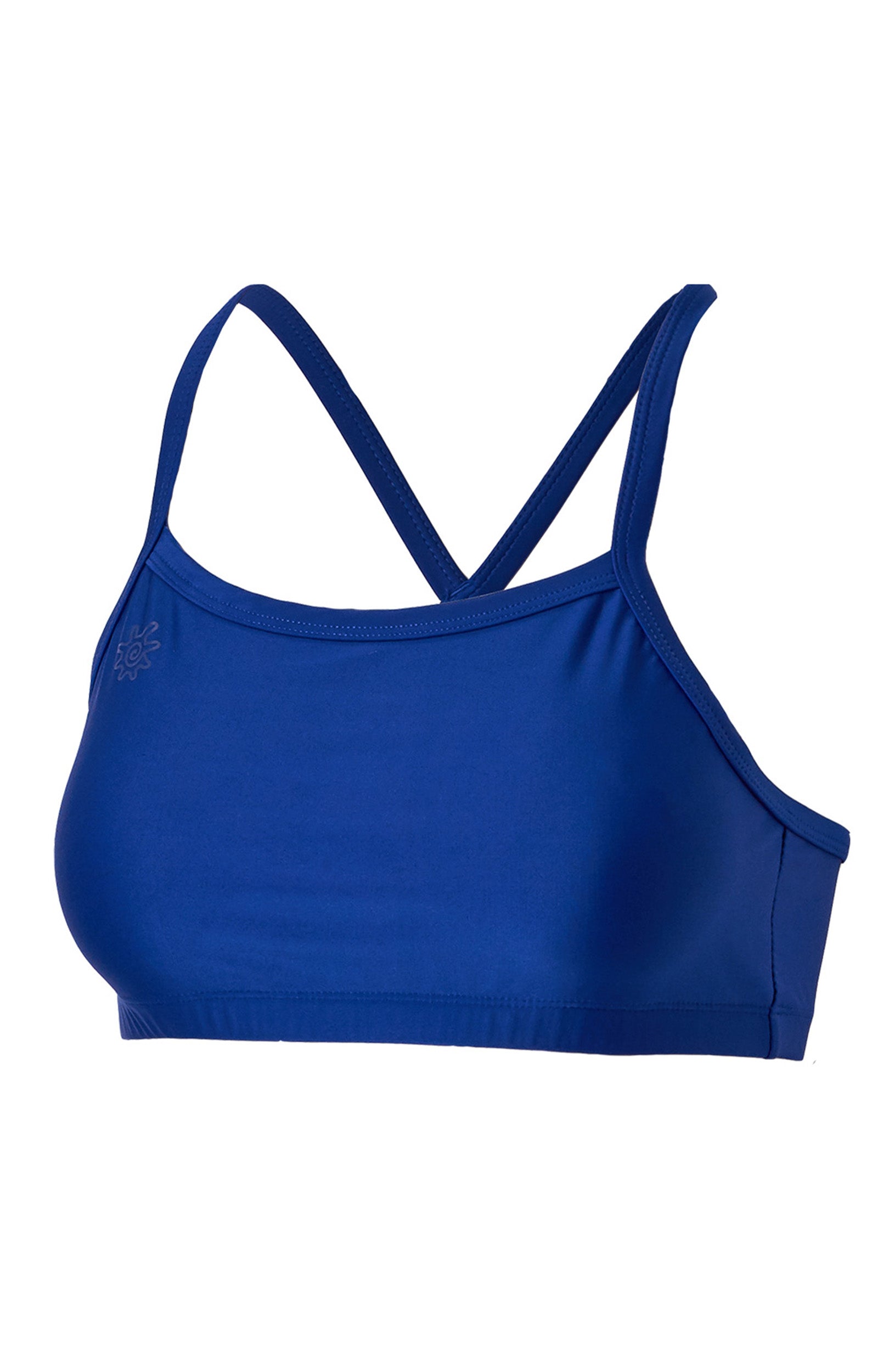 women's swim bra in navy blue|navy-blue