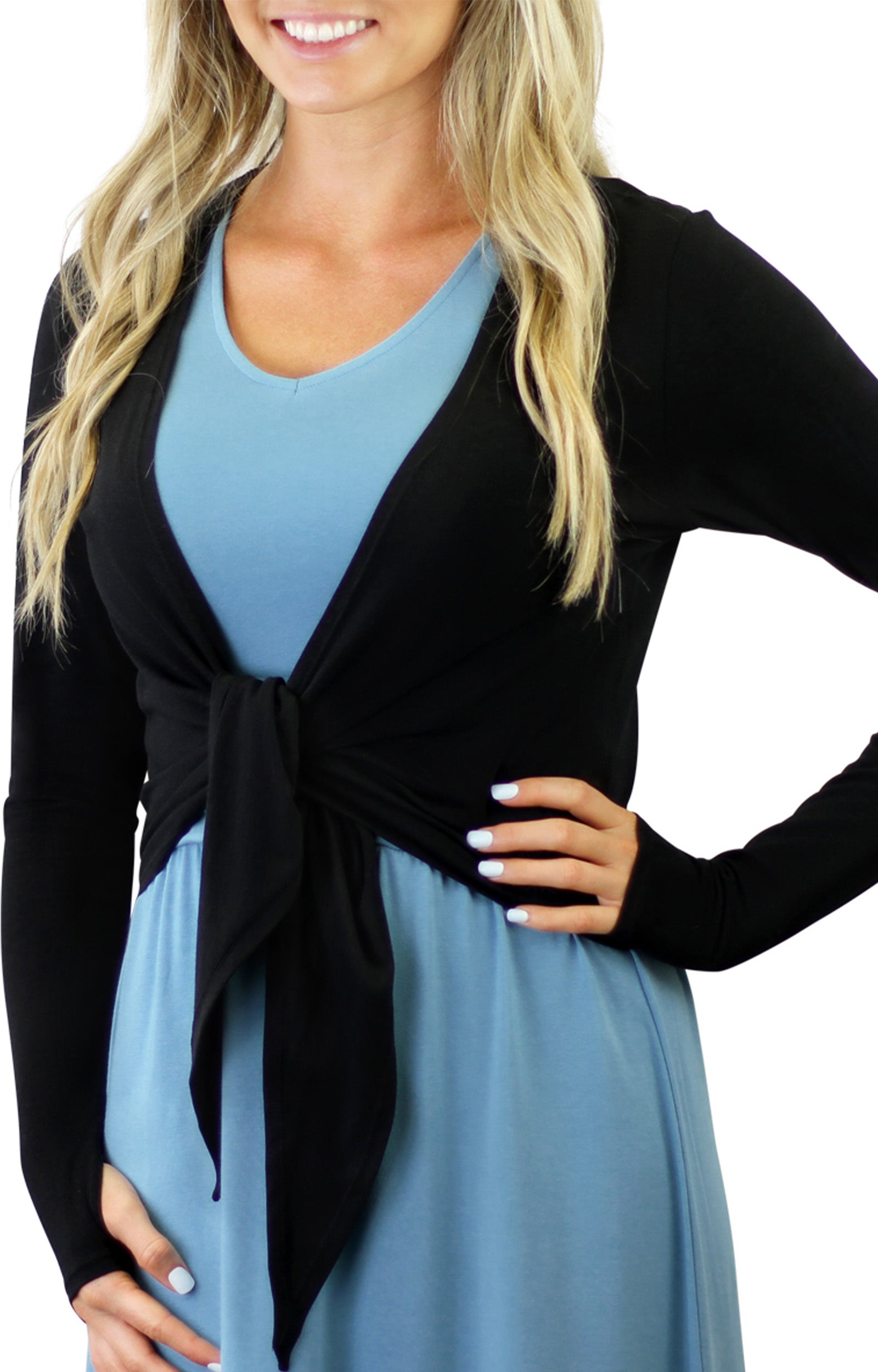 women's sun wrap in black|black