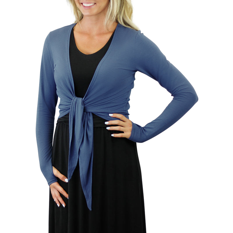 UV Skinz's women's sun wrap in washed navy|washed-navy