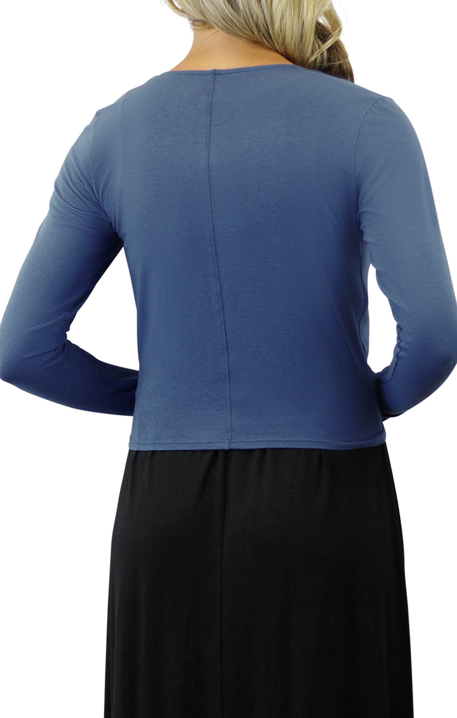 UV Skinz's women's sun wrap in washed navy|washed-navy