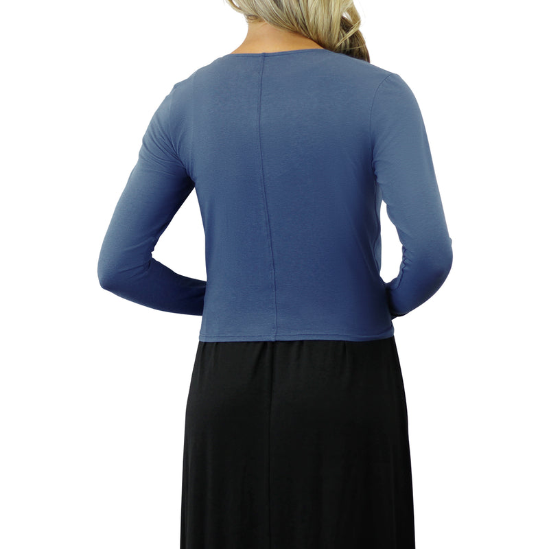 UV Skinz's women's sun wrap in washed navy|washed-navy