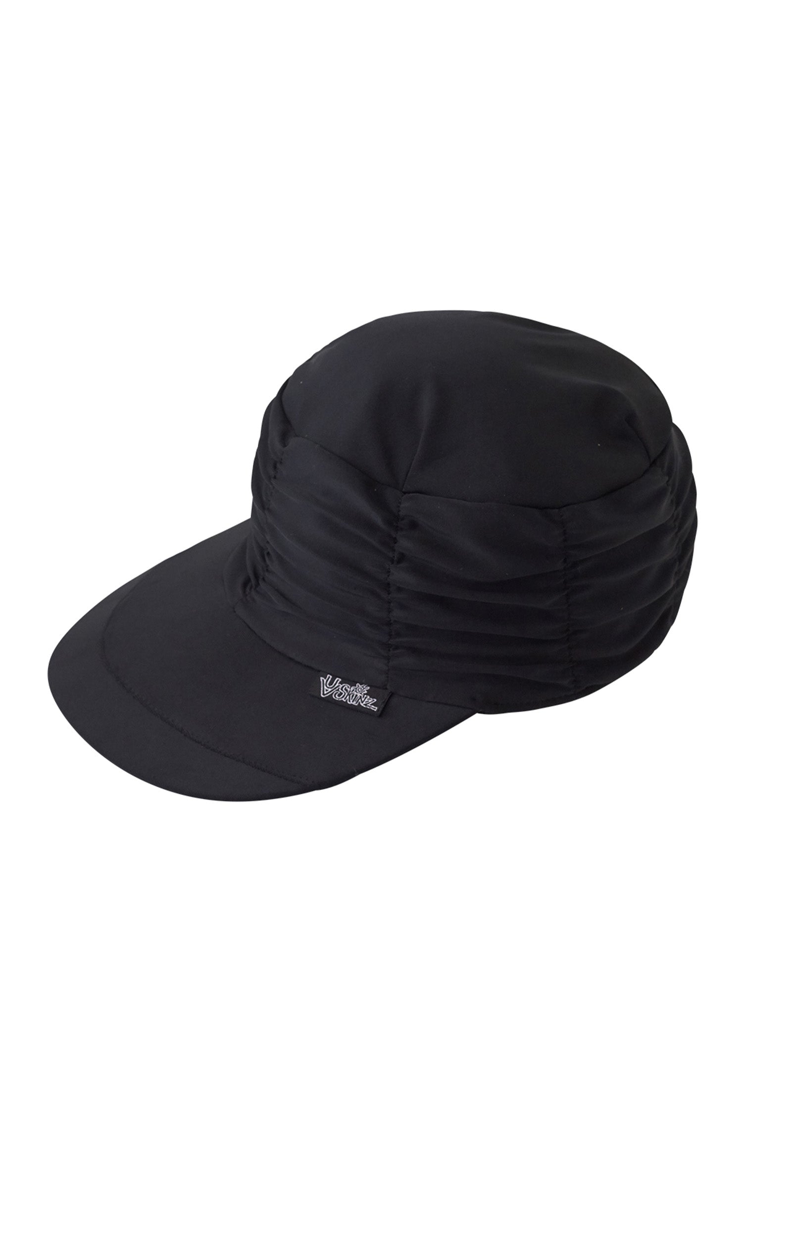 UV Skinz's women's swim cap in black|black