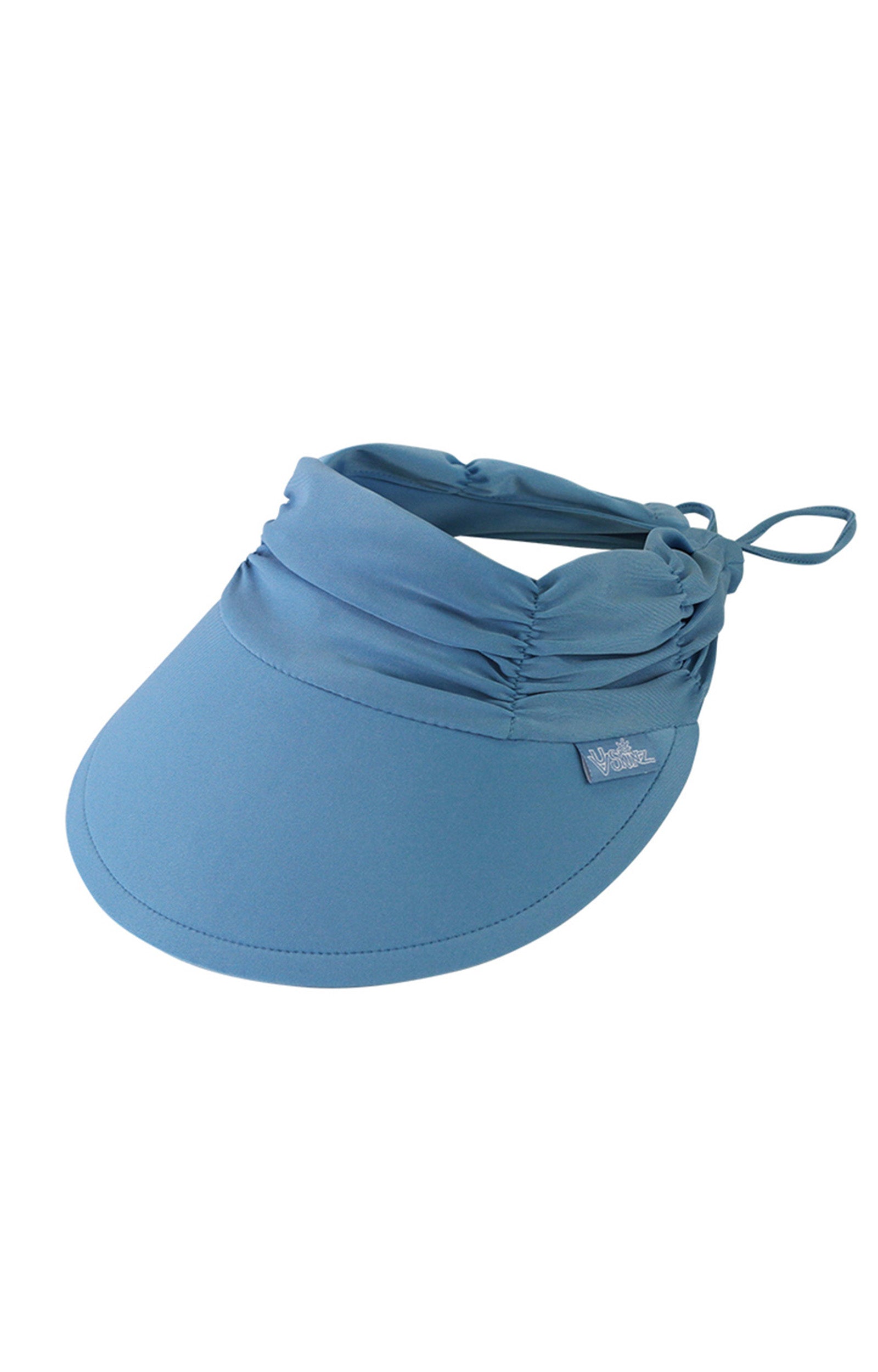 Women's swim visor in lagoon|lagoon