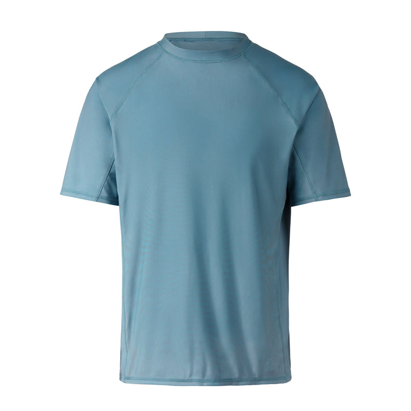 men's short sleeve swim shirt in baltic|baltic