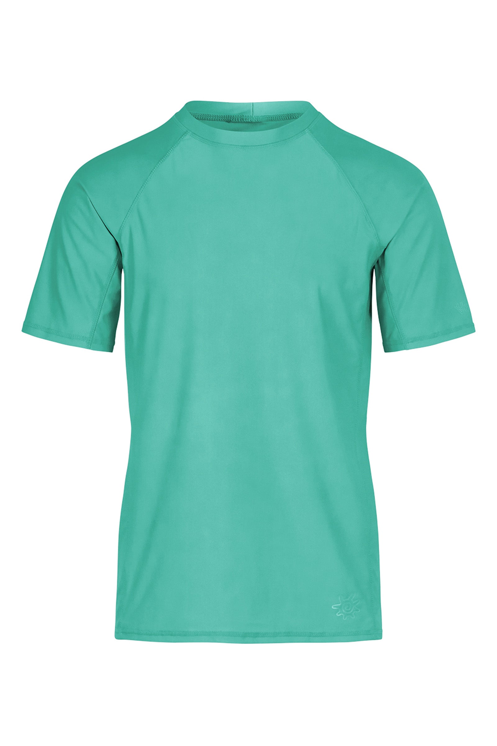 men's short sleeve swim shirt in mint