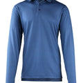 mens long sleeve performance polo shirt in blue links|blue-links