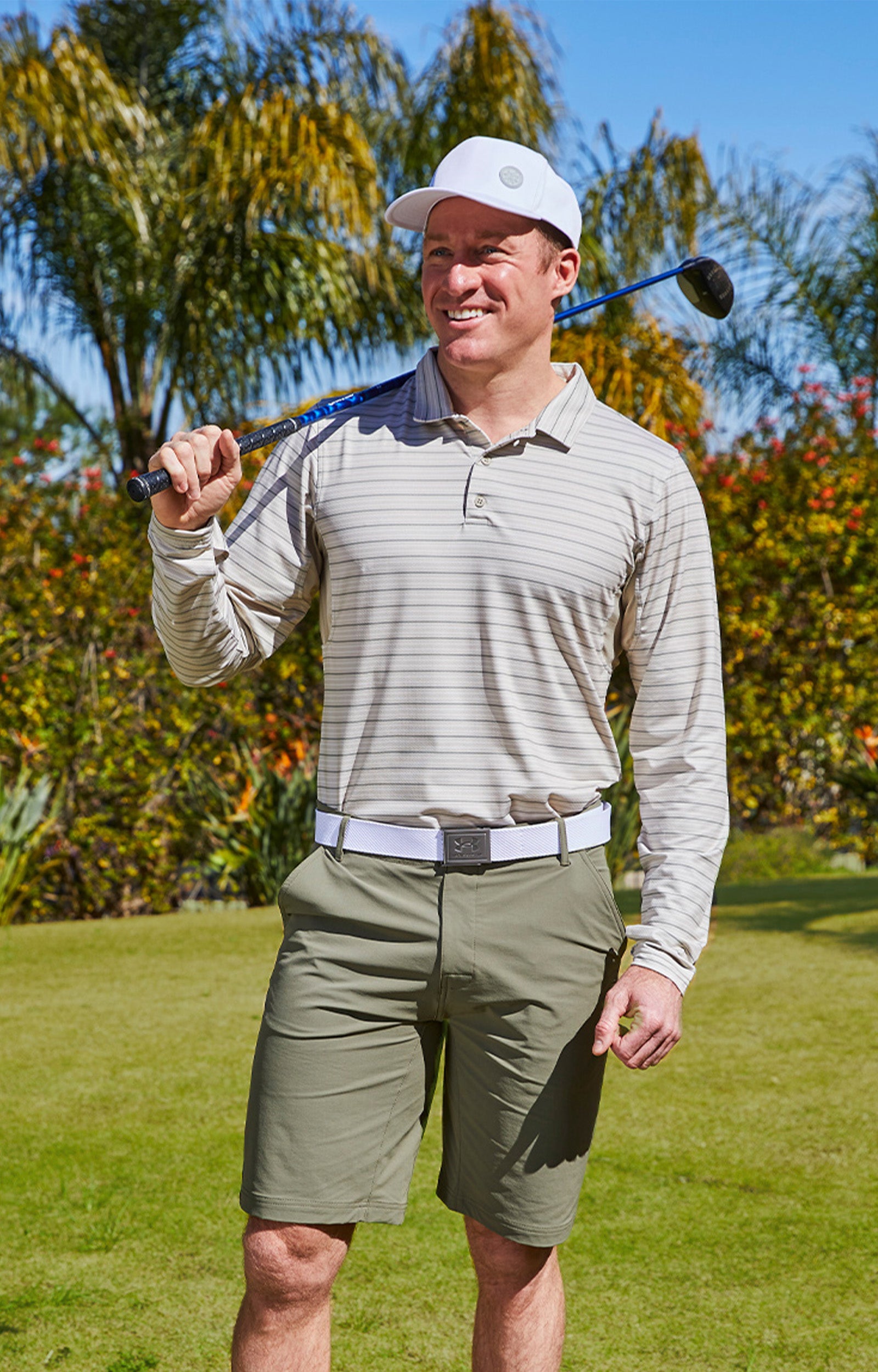 Men's Long Sleeve Performance Polo