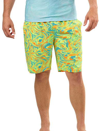 mens classic trunks|neon-marble