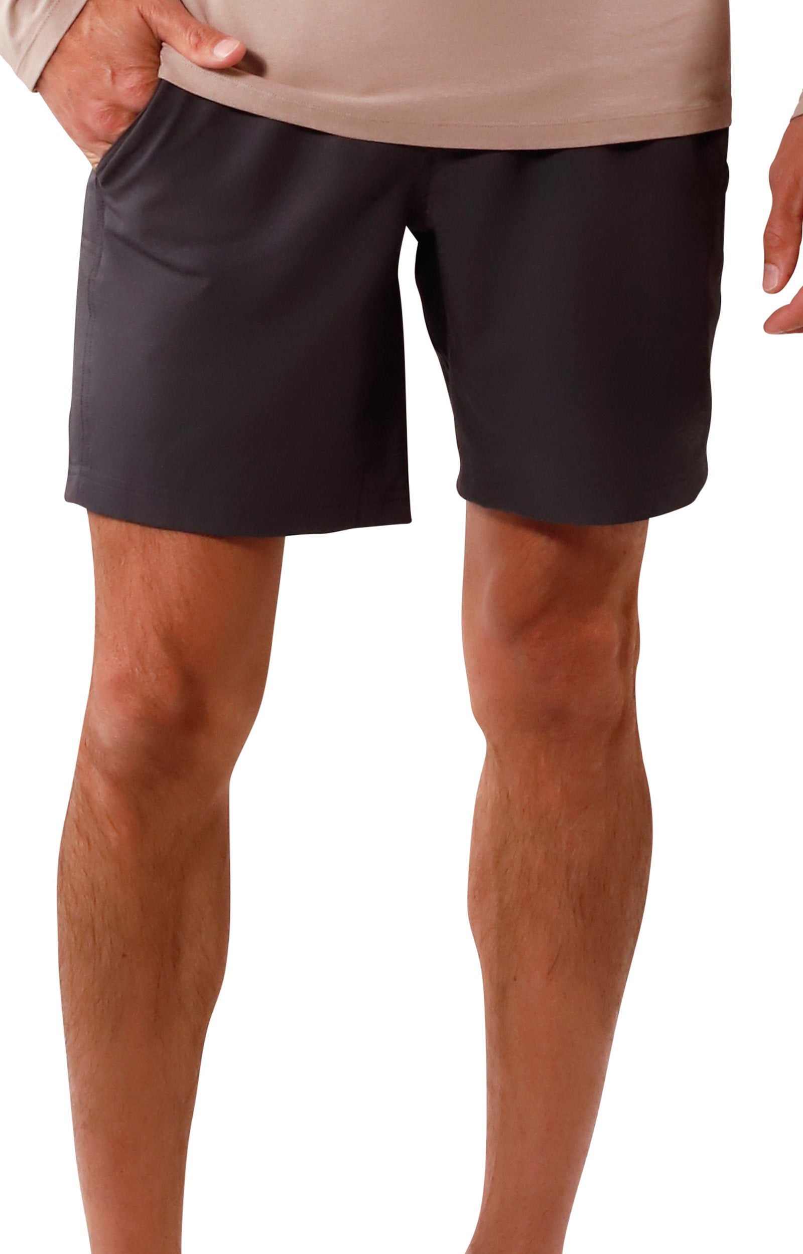 men adventure shorts|charcoal