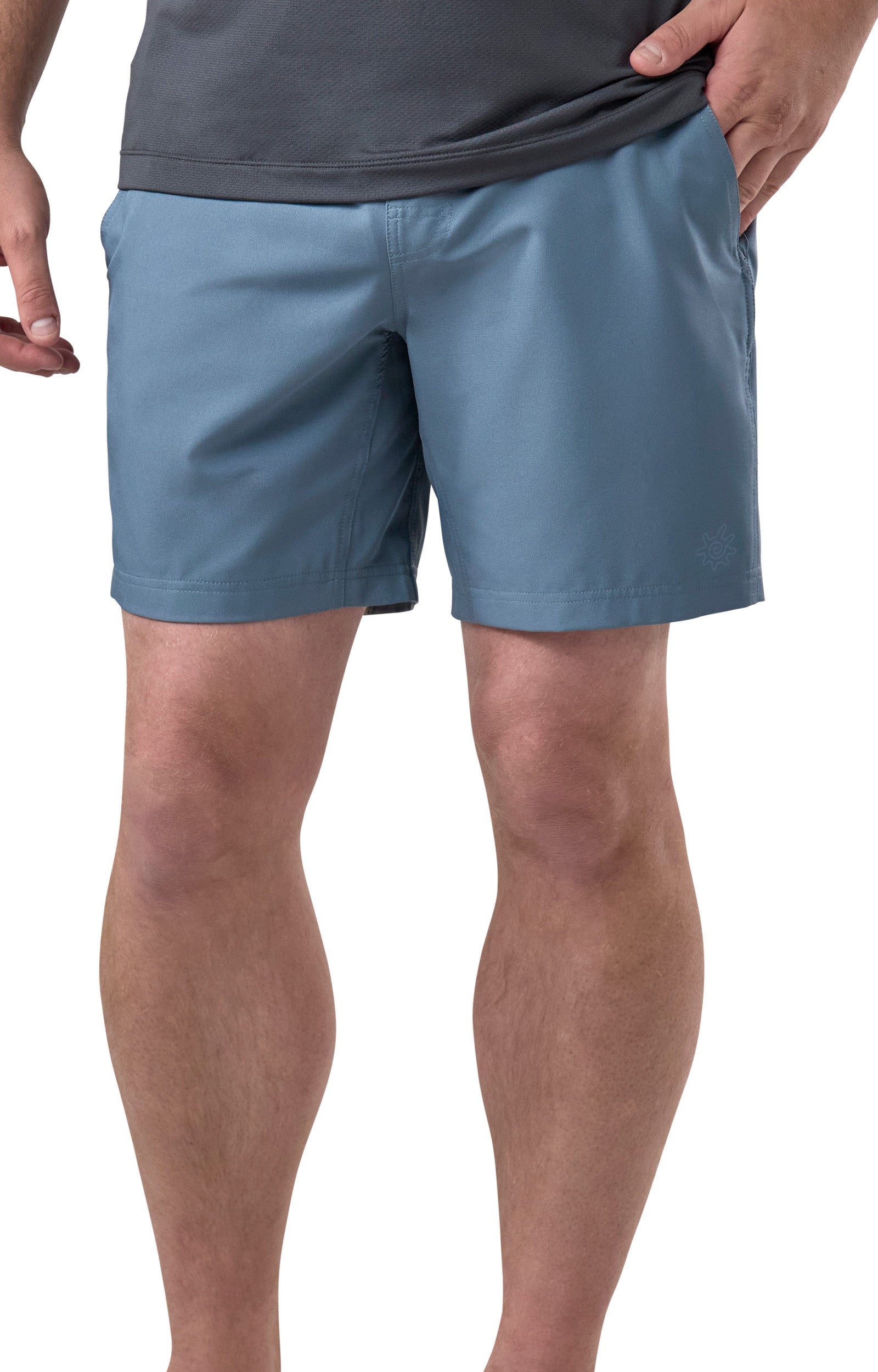 back view of men's adventure shorts|mirage