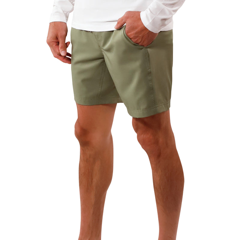 men adventure shorts|washed-olive