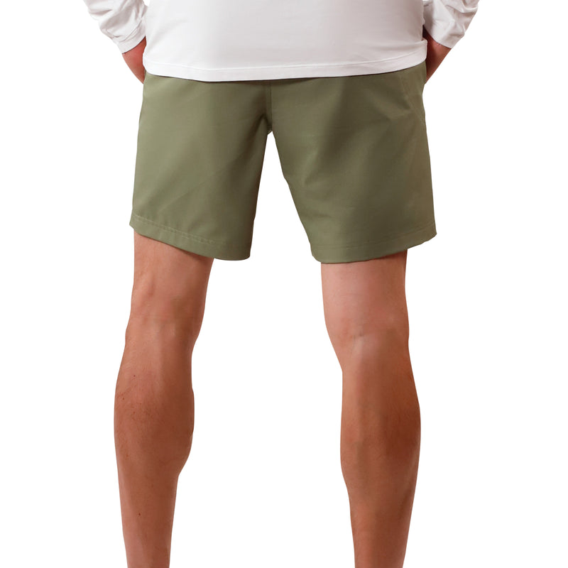 men adventure shorts|washed-olive