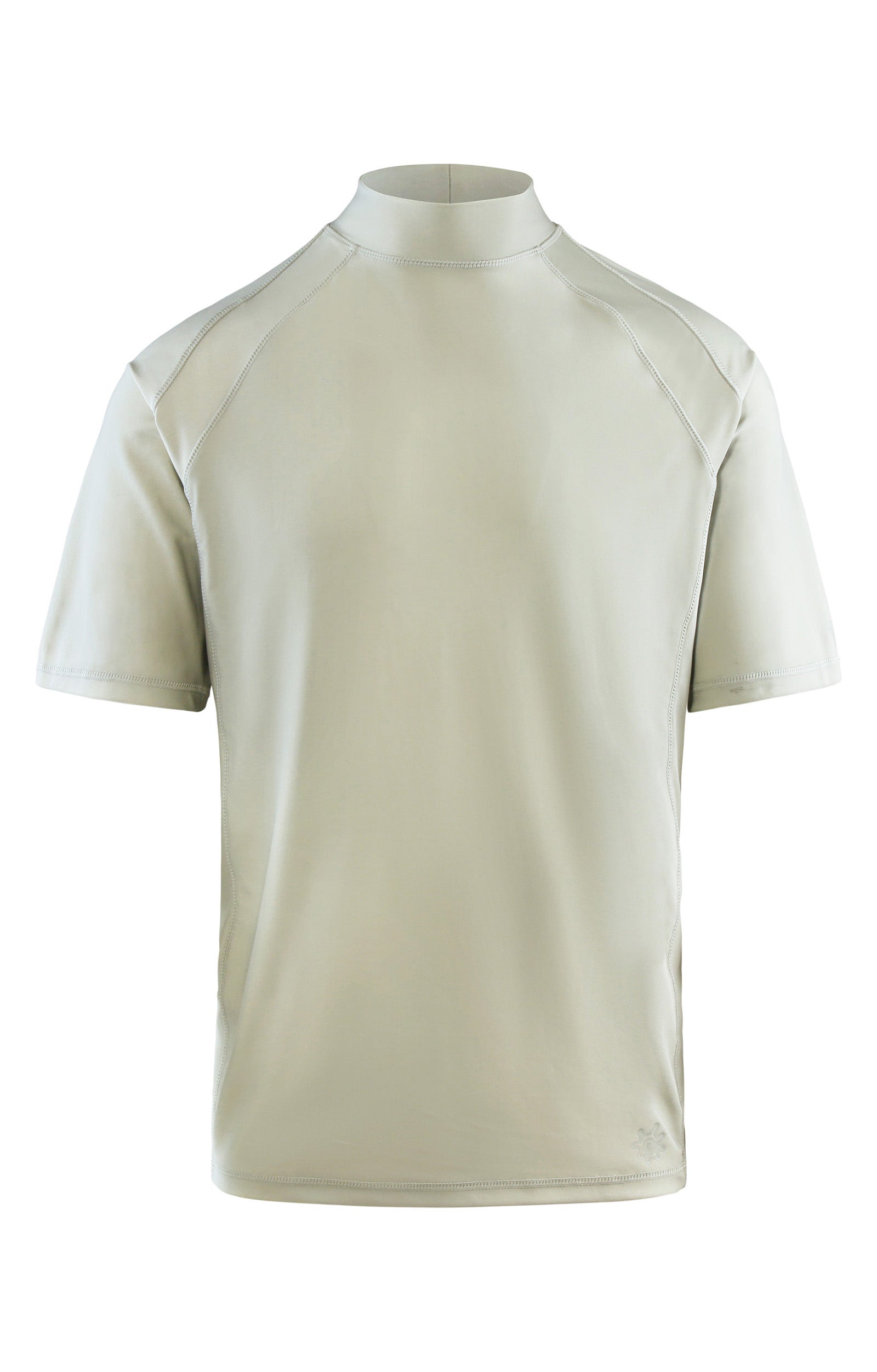 mens short sleeve active sun & swim shirt in agave|agave