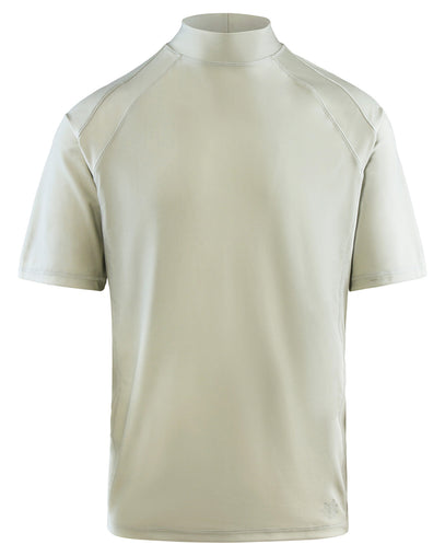 mens short sleeve active sun & swim shirt in agave|agave