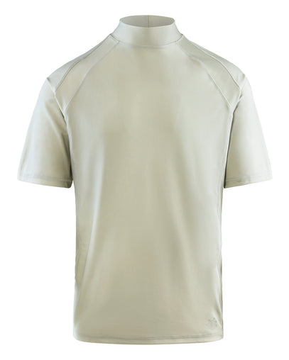 mens short sleeve active sun & swim shirt in agave|agave