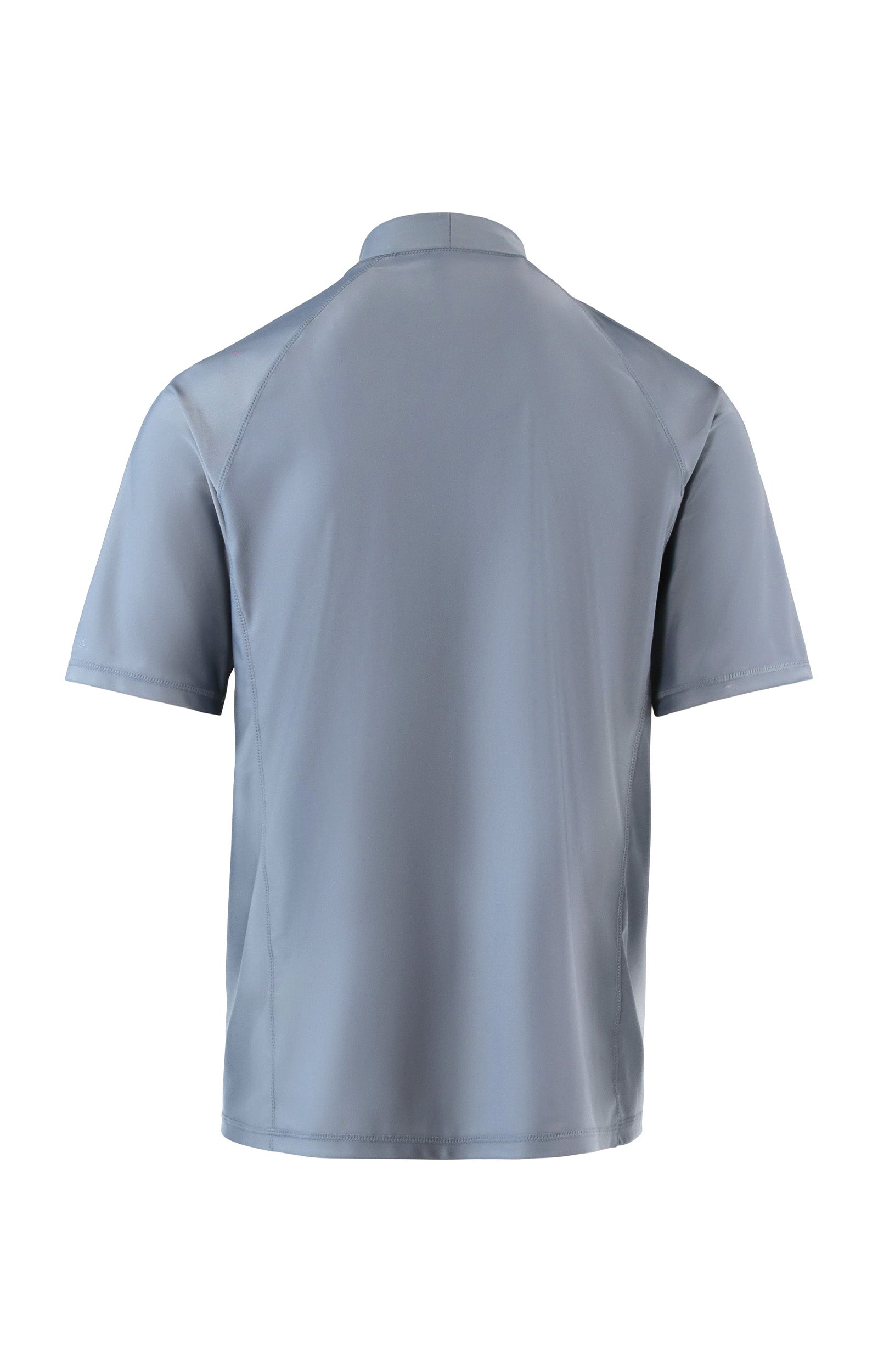 back view of mens SS active sun & swim shirt|mirage