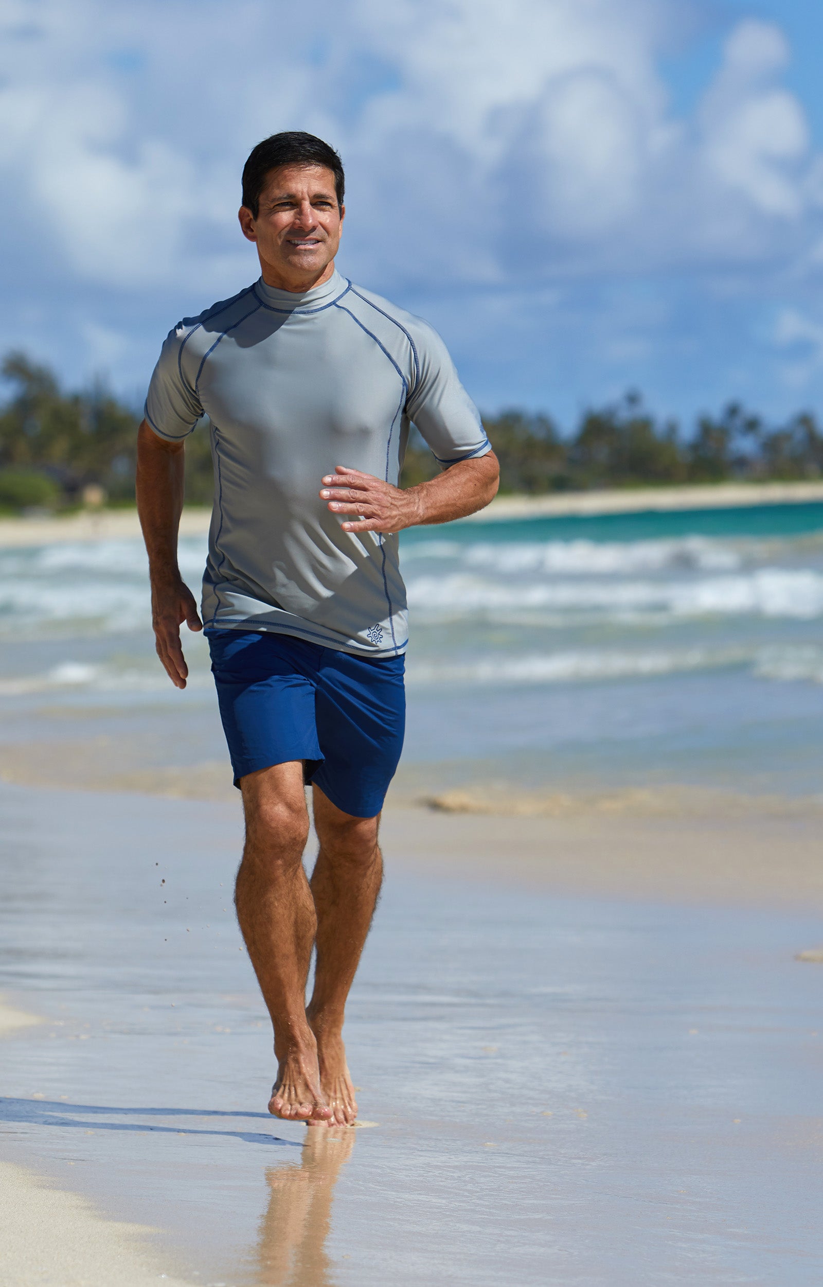 Men's Short Sleeve Active Sun & Swim Shirt