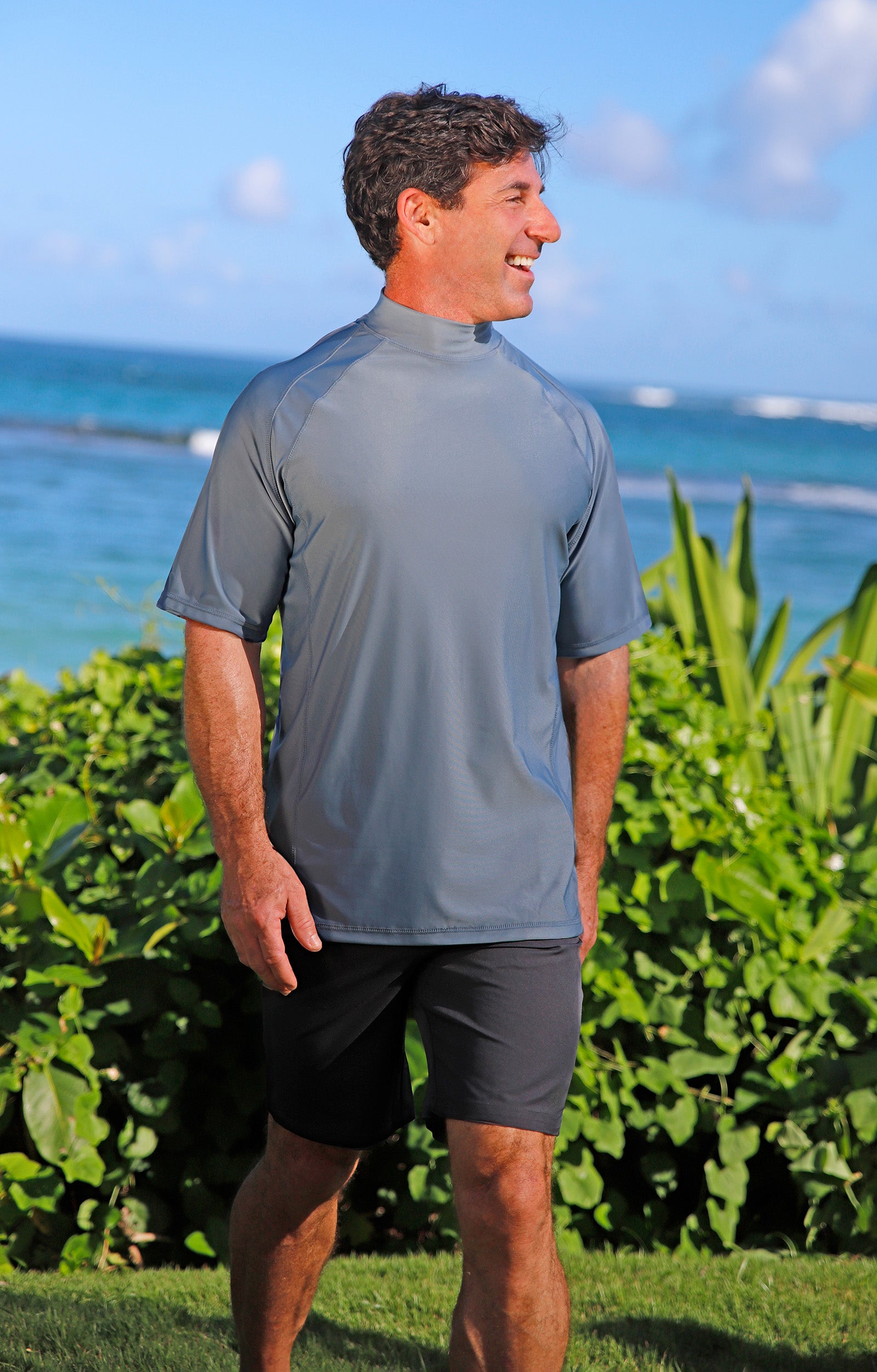 Men's Short Sleeve Active Sun & Swim Shirt