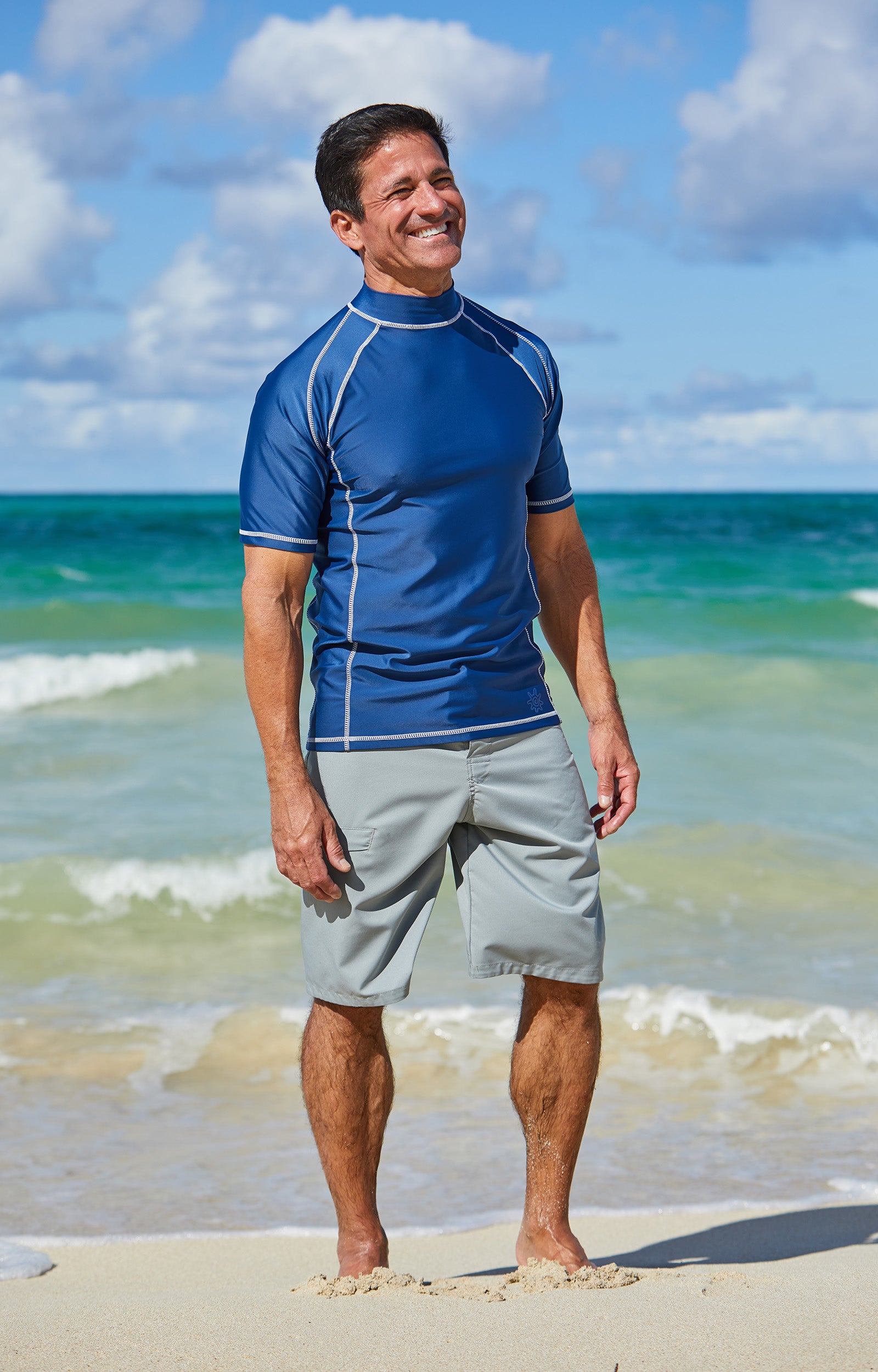 Men's Short Sleeve Active Sun & Swim Shirt