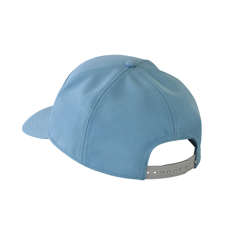 back of the men's snapback hat in lagoon|lagoon