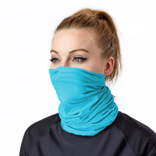 Cooling Breathable Face Mask Sun Protection UPF 50+ Face Covering - Blue /  One Size
