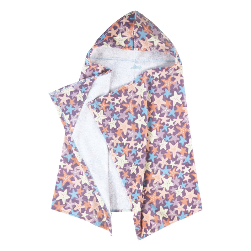 kids hooded beach towel|starfish-tide