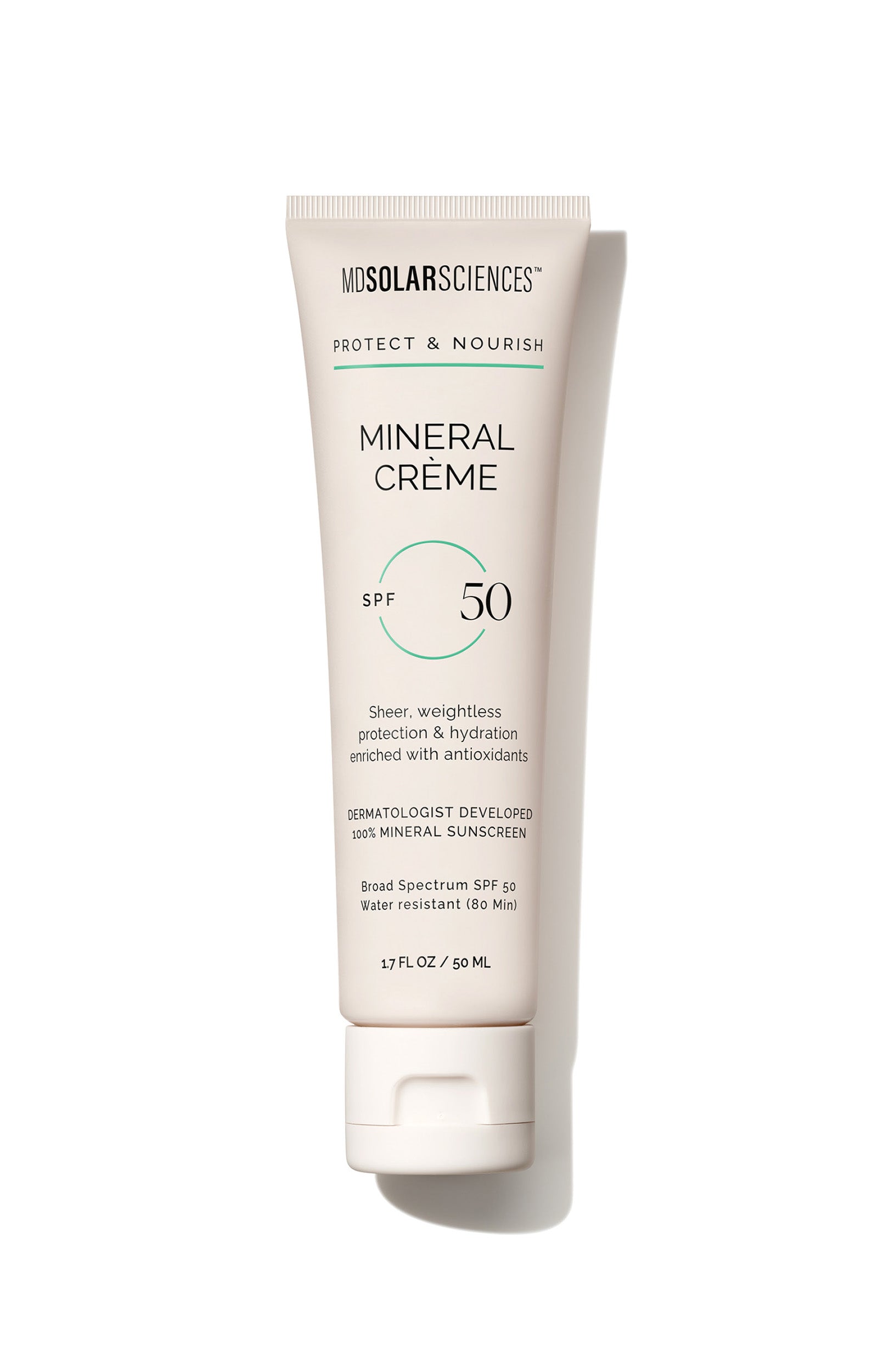 MDSolarSciences Mineral Creme - Face & Body Sunscreen - SPF 50+
