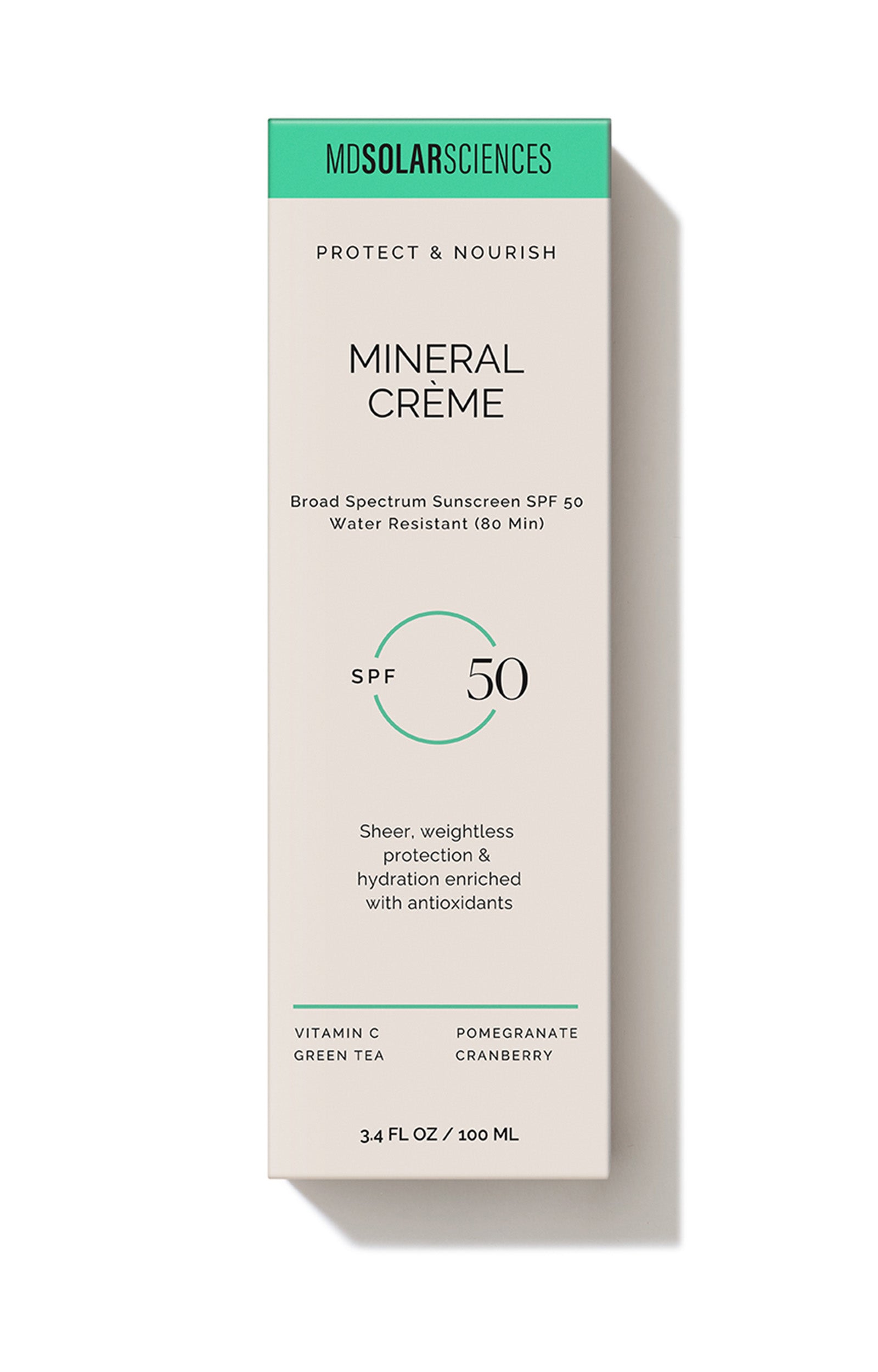 MDSolarSciences Mineral Creme - Face & Body Sunscreen - SPF 50+