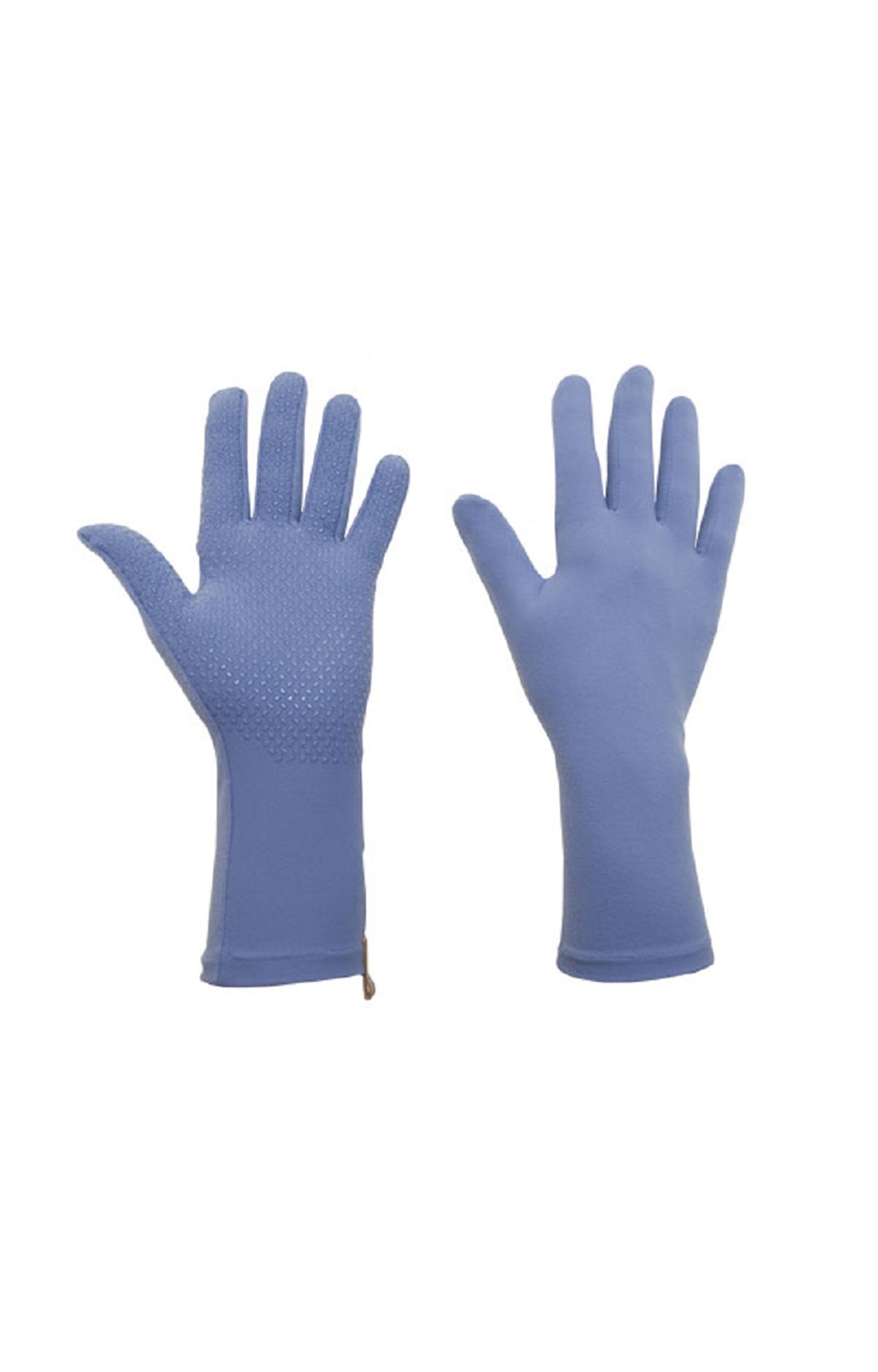 sun protective gloves in periwinkle|periwinkle