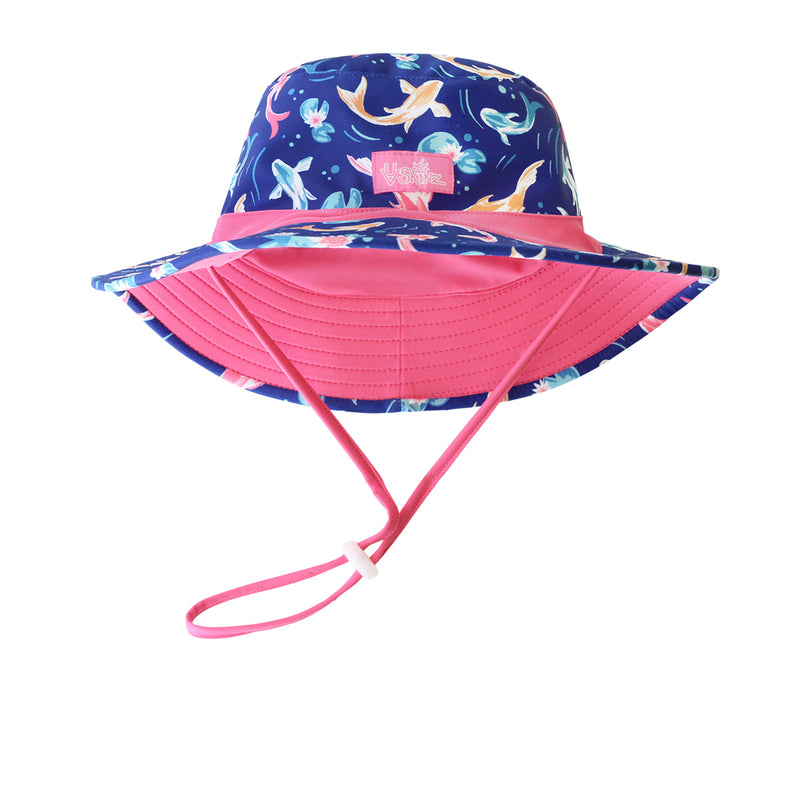 Girl's swim hat in lily koi|lily-koi