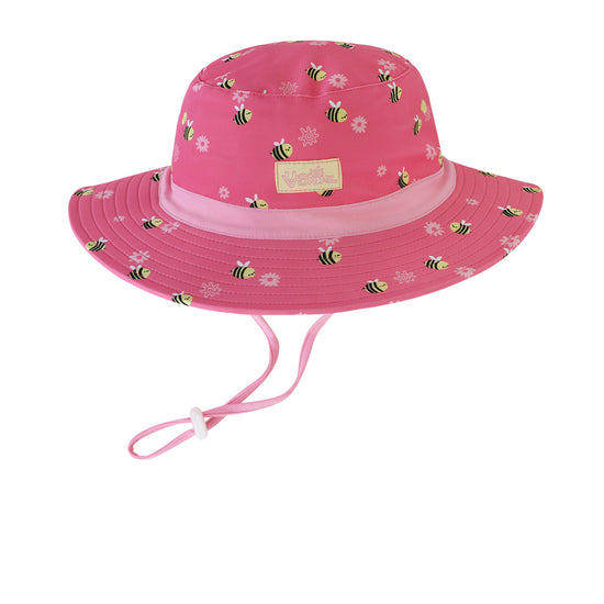 UV Skinz's girl's swim hat in cute as can bee|cute-as-can-bee