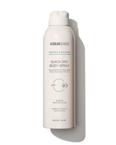 MDSolarSciences Quick Dry Body Spray - Broad Spectrum Sunscreen - SPF 40+ (6oz)