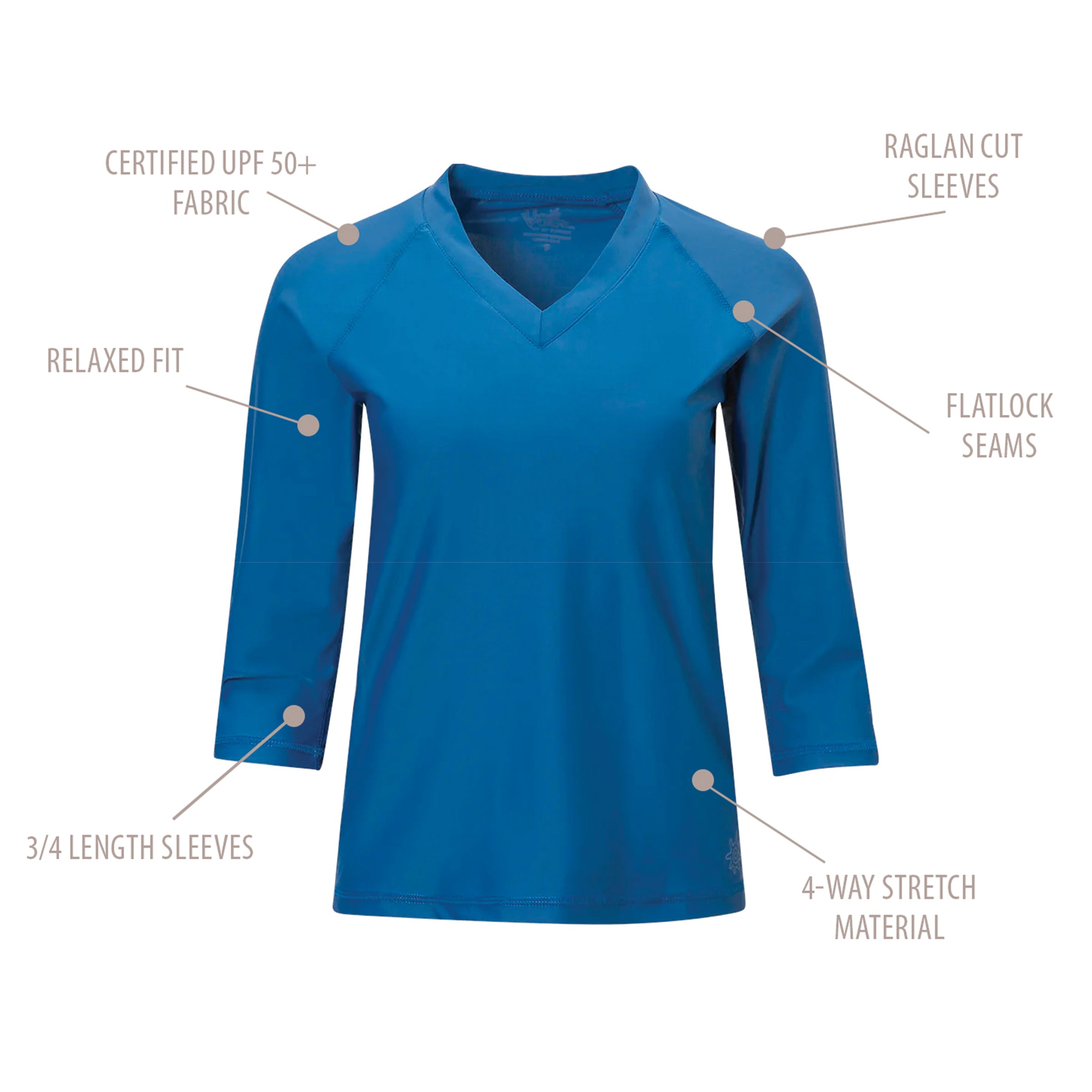 Women's V-Neck Sun & Swim Shirt | FINAL SALE