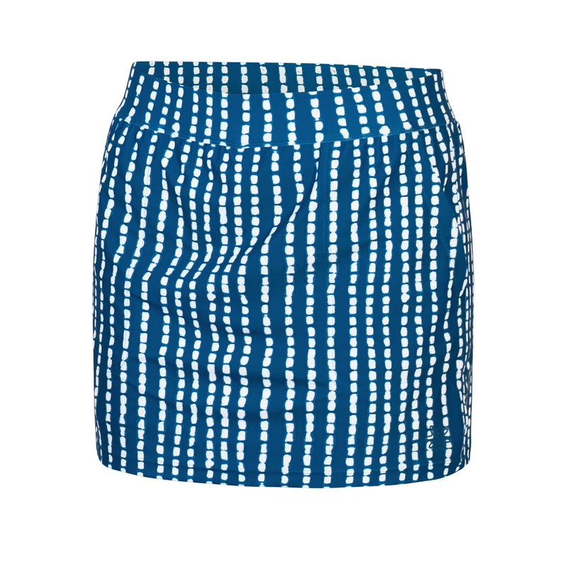 women's active swim skirt in mykonos reflection|mykonos-reflection