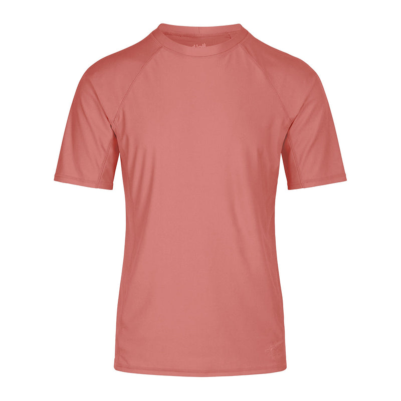 men's short sleeve swim shirt in canyon|canyon