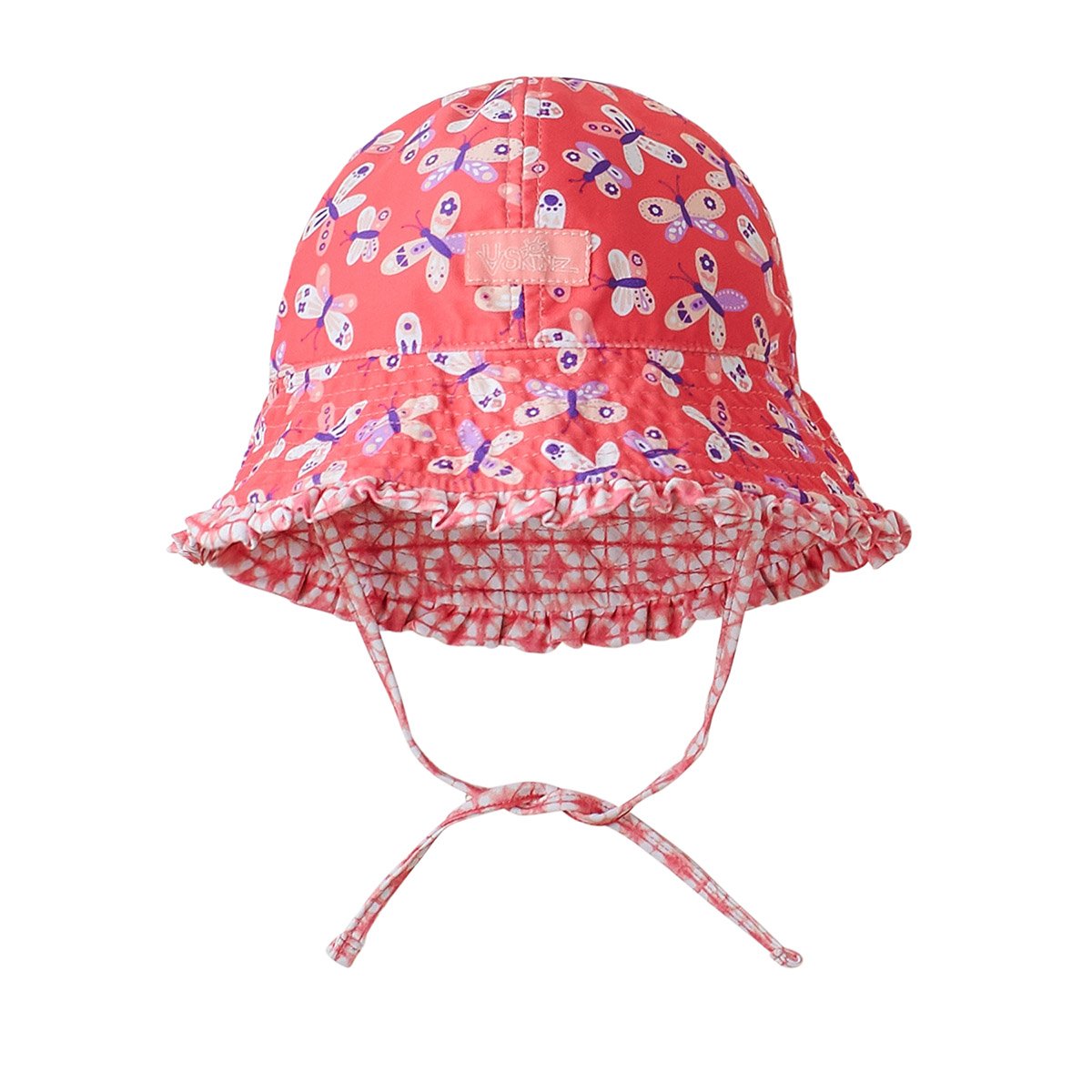 Baby Girl's Reversible Sun Hat in Butterflies|butterflies