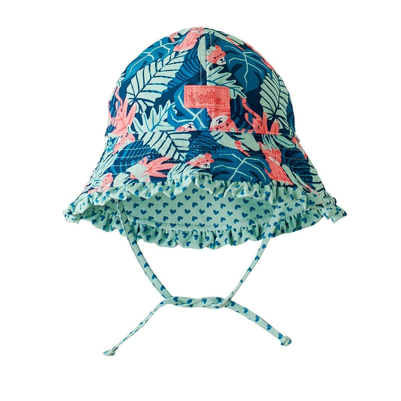 Baby Girl's Reversible Sun Hat in Jungle Tiger|jungle-tiger