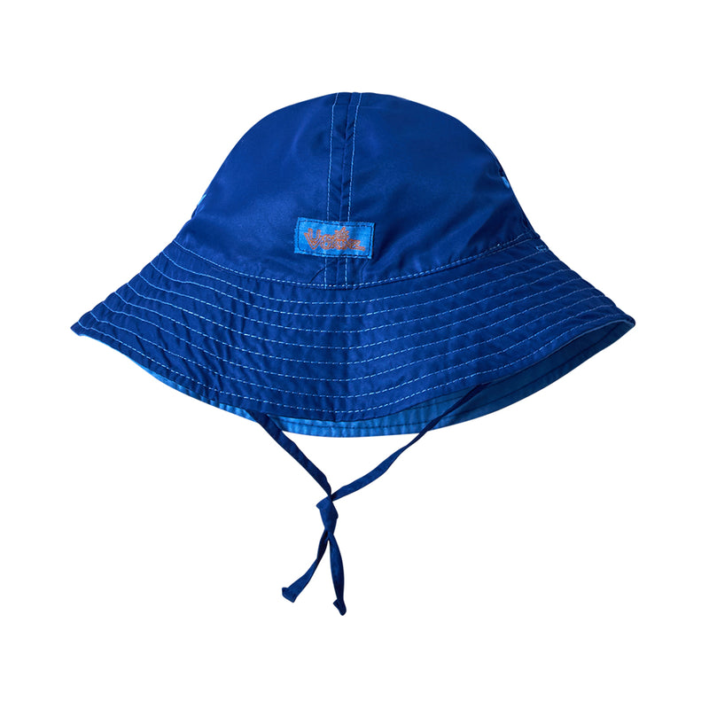 baby boy's sun hat in ocean blue navy|ocean-blue-navy