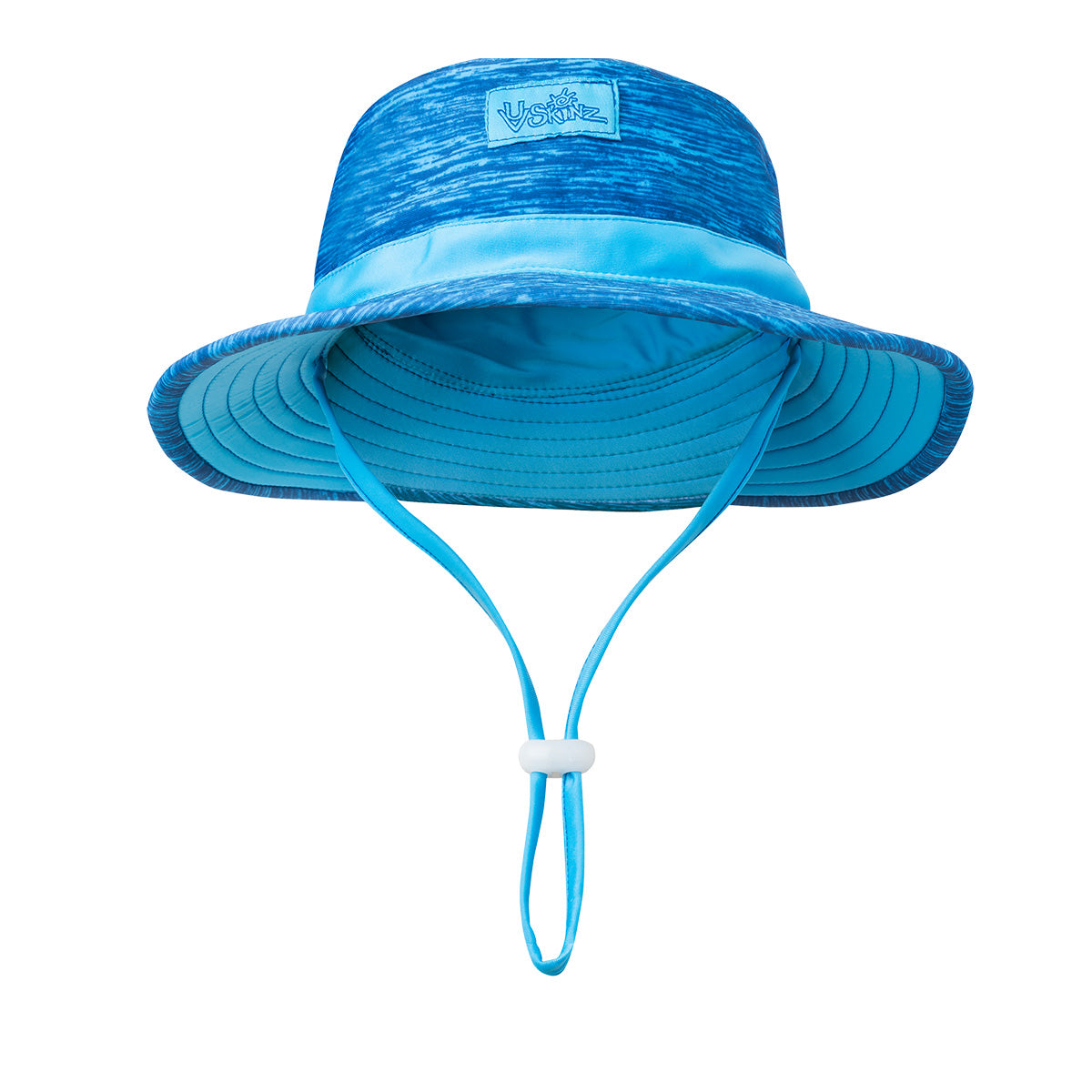 Front of the Baby Boy's Swim Hat in Ocean Jaspe|ocean-jaspe