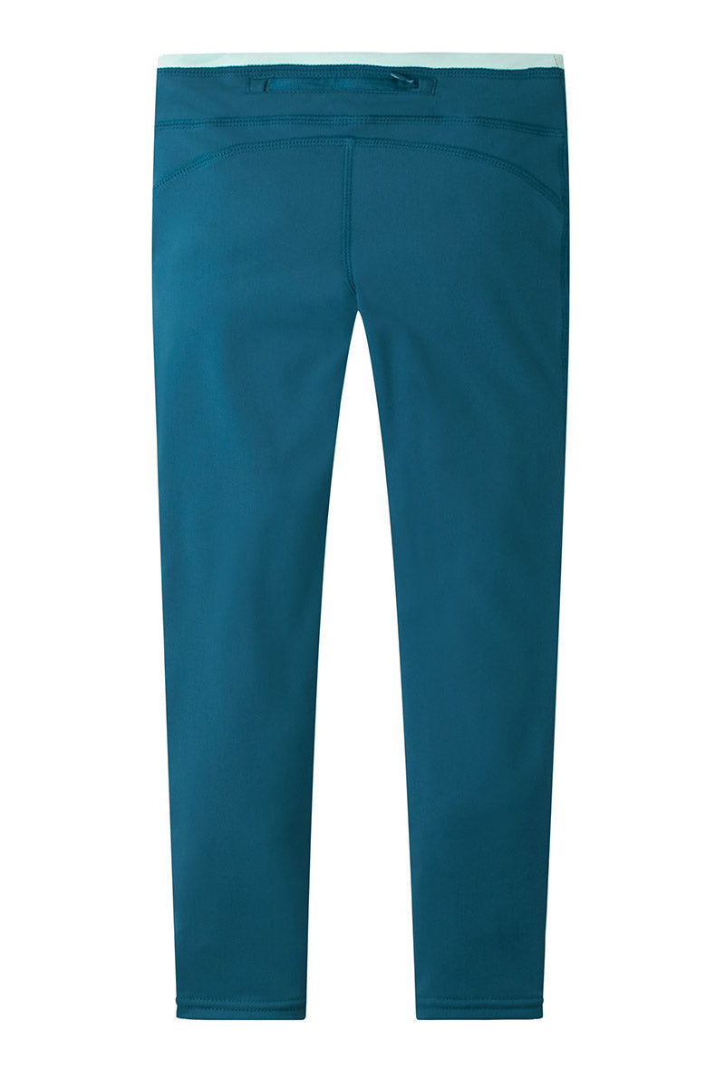 back of the girls swim tights in dark teal|dark-teal