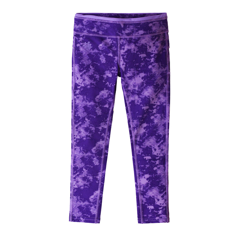 girls swim tights in purple tie dye|purple-tie-dye