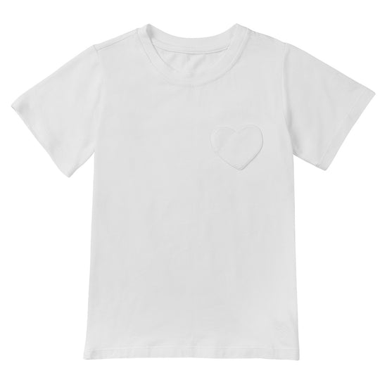 girl's UPF t-shirt in white|white