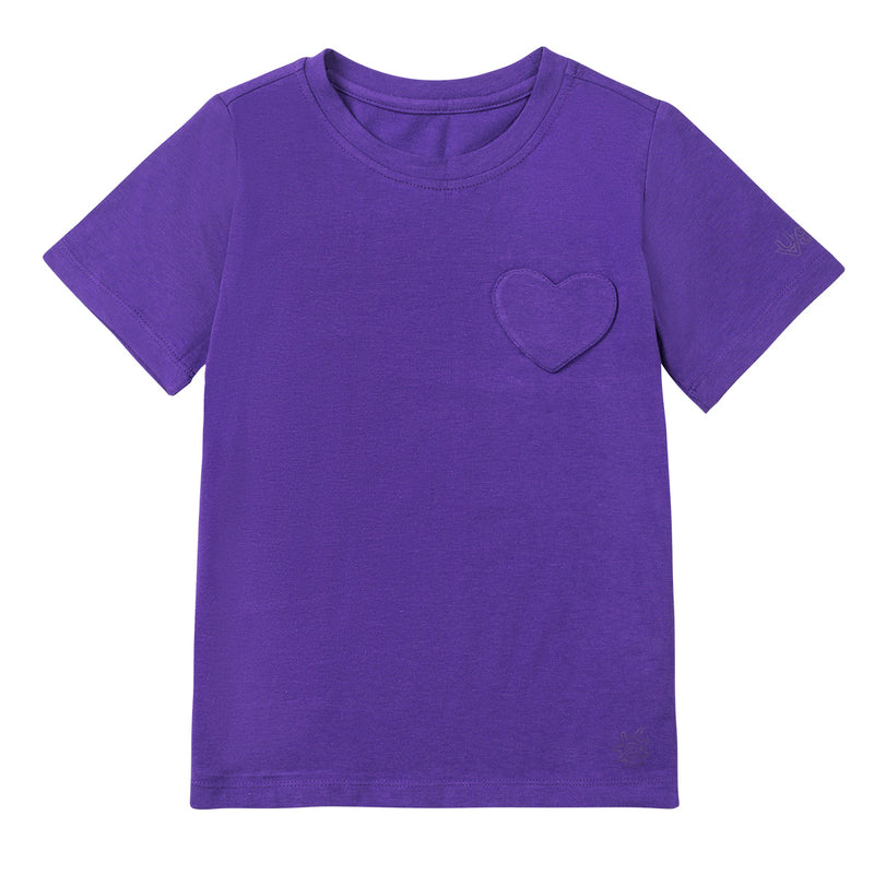 girl's UPF t-shirt in orchid|orchid