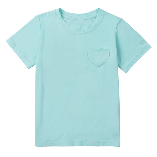 girl's UPF t-shirt in beach glass|beach-glass