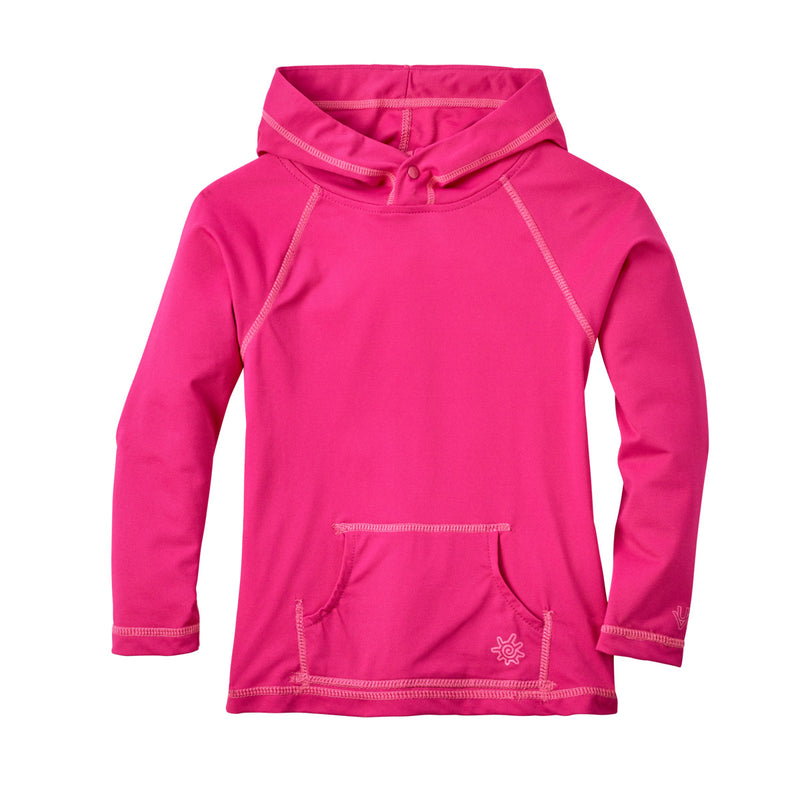 girls pullover hoodie in hot pink|hot-pink