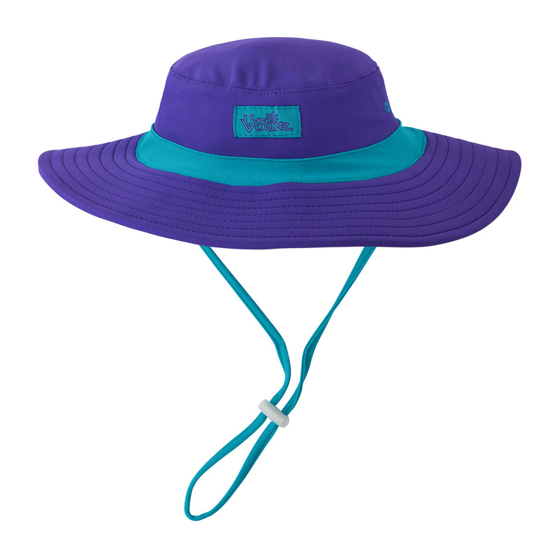 UV Skinz's girls swim hat in purple scuba blue|purple-scuba-blue
