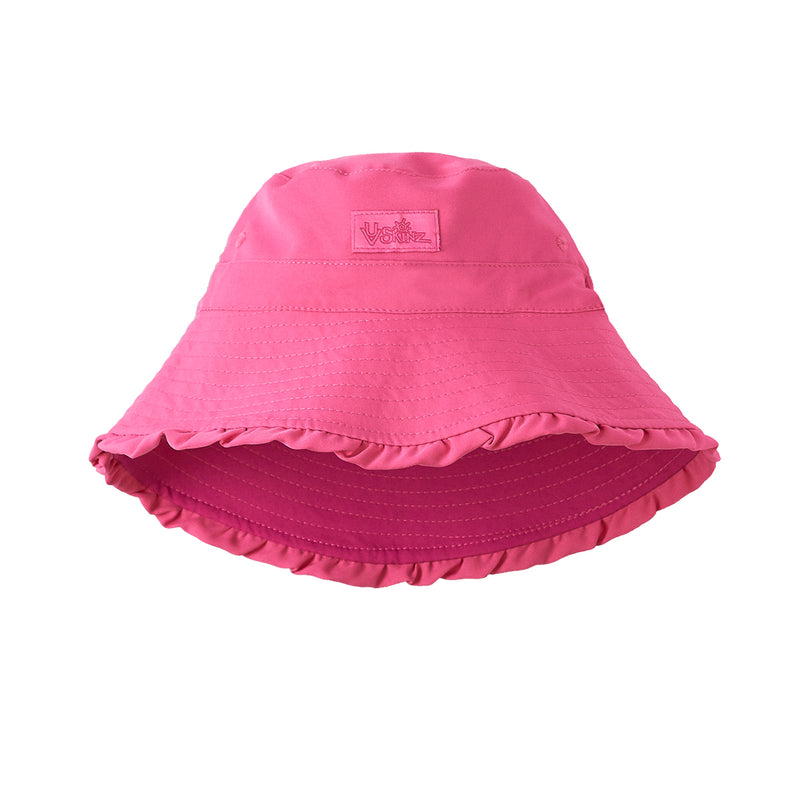 girls bucket hat in bubblegum hot pink|bubblegum-hot-pink