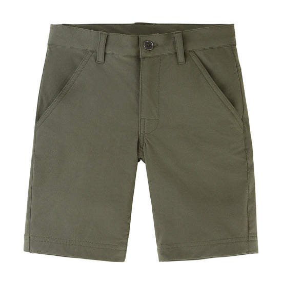 Boy's UPF Fairway Shorts in Deep Olive|deep-olive